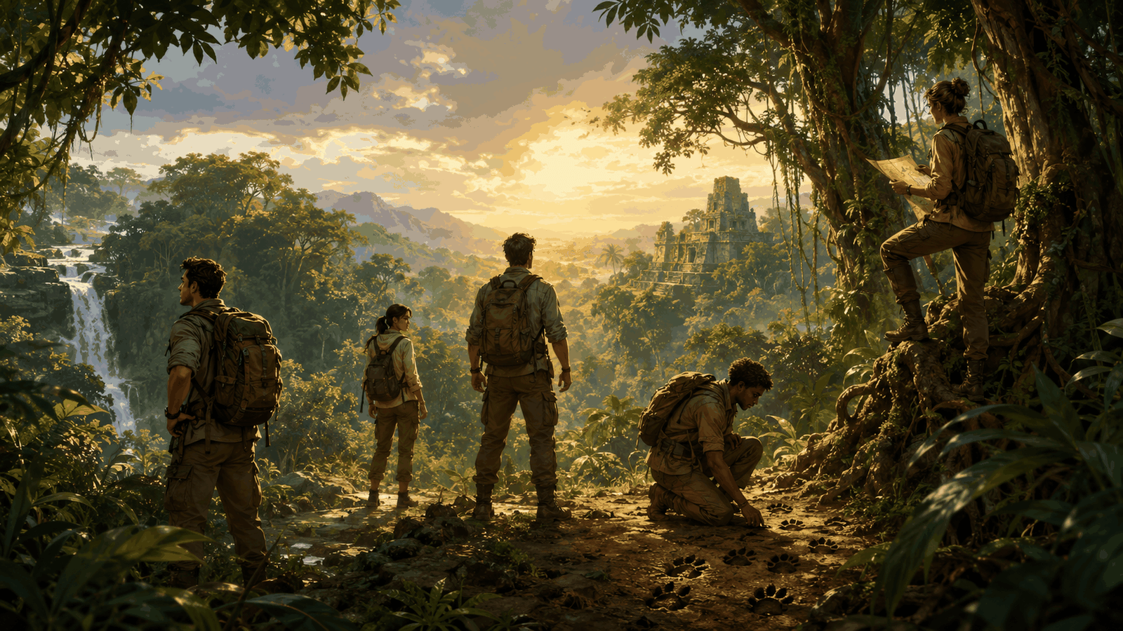 I cinque amici e la giungla del destino